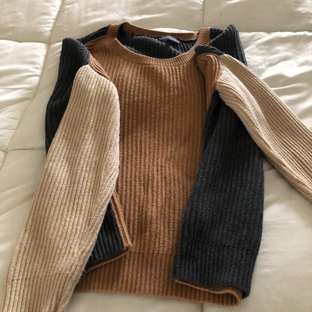 Color block sweater
